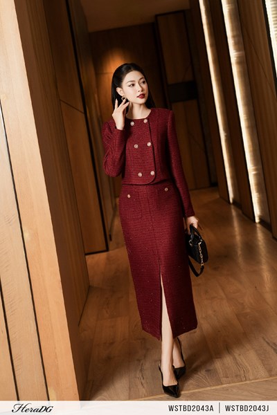 Hiển thị chi tiết cho Chân váy suông xẻ trước Ảnh của Chân váy suông xẻ trước